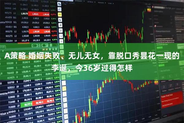 A策略 婚姻失败、无儿无女，靠脱口秀昙花一现的李诞，今36岁过得怎样